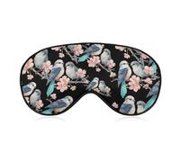 Birds on A Branch Blackout Sleep Mask for Side Sleeper Soft Covers for Travel Essentials Nap