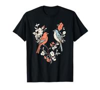 Birds On A tree Branch Birding Bird Watching Bird T-Shirt