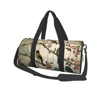 Birds on branches Duffel Bags for Women Men, Foldable Travel Totes Bag for Airplane Essentials, Weekender Overnight Bags Large Sport Gym Bag Carry On Luggage Bag with Strap