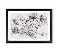 Birds on The Move Watercolour Framed Print | A2 Black Framed Wall Art | Ready to Hang | Modern Historical Picture | Living Room Bedroom Lounge Office
