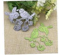 Birds On The Tree Metal Die Cuts Cutting Wedding Craft Cut Stencils Embossing Template Stencil Album Decorative Paper for DIY Scrapbooking Card Making Professional Process
