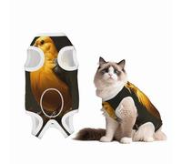 Birds on Tree Branches Recovery Suit for Dogs Cats After Surgery, Soft Cotton Post-Surgery Suit for Male and Female Pet