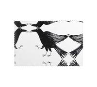 Birds Printed Placemats Set of 6 Insulated Washable Suitable for the Kitchen and Dining Table 12 x 18 inches