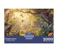 Birds Puzzle 1000 Piece Challenging Family Activity Games Flowers Forest Puzzles Have Fun Learning 100% Recycled Cardboard for Adults And Children 38x26cm/1000pcs