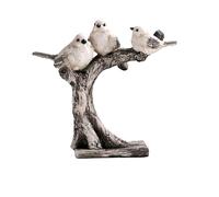 Birds Resin Figurine, Modern Sculpture and Bird Home Decor Indoor Statues, Decorative Ornaments for Living Room, Bedroom, Office Desktop, TV Cabinet (Color : THR