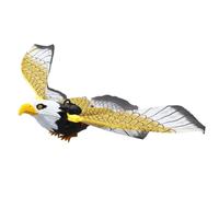 Birds Scarer Flying Kite Fake Eagle decoyy Realistic Pigeon Scarer Device