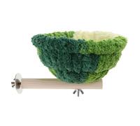 Birds Standing Perch For Parrots Plush Bed Nest Tree House For Small Birds Bird Screw Fixed Perch Bed Bird Toy Resting Place