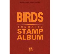 Birds Thematic Stamp Album: With beautiful aesthetic black pages and more than 4300 spaces to sort and display your philately collection. Ideal for beginner adult collectors and kids