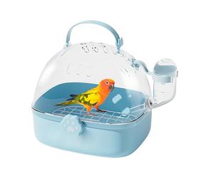 Birds Travel Cage - Bird Carrier, Portable Hamster Cage With Water Bottle, Parrot Carrying Case | Pet Bird Supplies Spacious Design For Sparrow Conures Chinchillas Budgies Cockatiels Parakeet Hedgehog