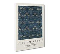 Birds Vol.2 By William Morris Canvas Print | Gallery Wrapped 30mm Frame Wall Art | 30x20 inches | Ready to Hang | Classic Bird Picture | Living Room Bedroom Lounge Office