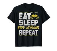 Birds Watch Eat Sleep Repeat Train Birds Hobby Bird Guide T-Shirt
