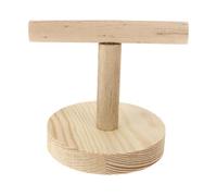 Birds Wooden Stand Rack for Small Medium Parrots Durable Natural Perch Easy to Install for Cage Garden Enhances Activity Space Vitality