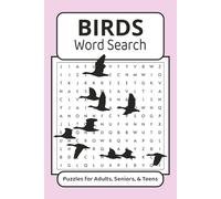 Birds Word Search: Puzzles for Adults, Seniors & Teens