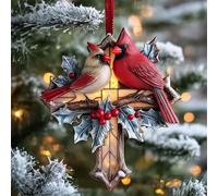 Birdsong and the Light of Faith: Exquisite Cross Ornament Collection (J)