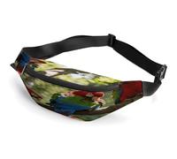 Birdsong in The Forest Waist Bag,Durable Sling Bag with Adjustable Strap Crossbody Waist Bag,for Outdoors Workout Traveling Casual Running Hiking Cycling