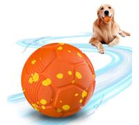 BIRDTOBR Dog Ball,Interactive Dog Toys for Boredom,Self Moving Bouncing Rotating Dog Toy,Funny Smart Football Pet Toy Ball for Small Medium Large Dogs Indoor Outdoor,USB-C Rechargeable(Orange)