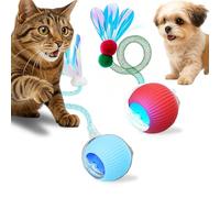 BIRDTOBR Interactive Cat Toy with Three Modes, Intelligent Obstacle Avoidance, Type-C Quick Charging, Quiet and Easy to Clean