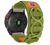 BIRDTOBR Strap for Fenix 7X/ 6X/ 5X, 26mm Soft Nylon Sports Replacement Wristband, Adjustable Velcro Fastener with Quick-Fit for Fenix 6X Pro/Fenix 5X Plus/Fenix 3/ Fenix 3 HR