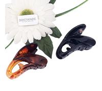 BIRDWARE big size hair clips clutcher for women claws for girls Imported Rubber Acrylic Material Stone Butterfly Hair Clips For Women | Hair Clutchers, 1 count (Pack of 2), Acrylics Plastic