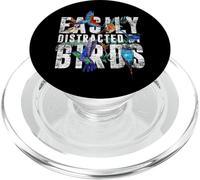 Birdwatcher Hobby Birding Easily Distracted By Birds PopSockets PopGrip for MagSafe