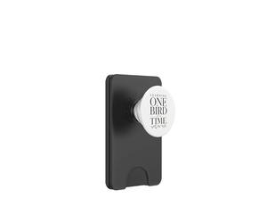 Birdwatcher Learning One Bird at a Time Botanical Design PopSockets PopWallet for MagSafe