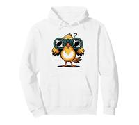 Birdwatcher Who Also Cat Mom Bird Lover Combo Birder Pullover Hoodie