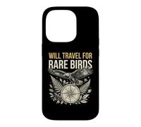 Birdwatcher Will Travel For Rare Birds Birding Case for iPhone 14 Pro