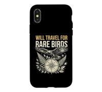 Birdwatcher Will Travel For Rare Birds Birding Case for iPhone X/XS