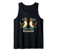 Birdwatching Blue Footed Boobies Inappropriate Bird Birding Tank Top