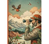 Birdwatching Journal: Notebook birdwatchers companion / Connect with the natural world around you / 116 Pages / 8,5 x 11 In