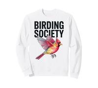 Birdwatching Society Watercolor Birds Field Notes Sweatshirt
