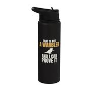 Birdwatching - that is Not A Warbler - Backyard Birds Stainless Steel Insulated Water Bottle
