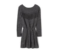 Birdy Fringe Dress Charcoal grey 2/3 years