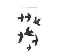 Birdy Mobile Made of Felt Black one size