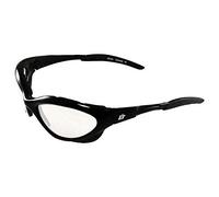 Birdz Crow Sports Motorcycle Padded Sunglasses Black/Clear ML
