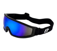 Birdz Eyewear Birdz Robin Sport Skydiving Snowboarding Motorcycle Riding Goggles Blue Mirror Lens