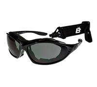 Birdz Eyewear Birdz Thrasher Convertible Padded Sunglasses Black/Smoke ML