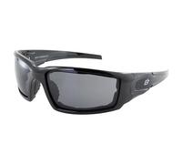 Birdz Eyewear Osprey Foam Padded Motorcycle Safety Sunglasses Black Frame with Smoke Lenses