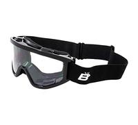 Birdz Eyewear Vulture Padded Motorcycle Riding Goggles - Fits Over Most Eyeglasses - Clear Lens for Men or Women