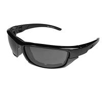 Birdz Oriole 2 Convertible Sports Motorcycle Padded Sunglasses Black/Smoke ML