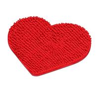 Bireegoo 1Pcs Heart Shape Bathroom Mat Door Mat Shower mat Bath Mat Home Doormats Decor Mat for Bathroom,Bedroom(50 * 60cm)