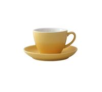 birene Coffee Cups 310ML Multi-Color Ceramic Large-Capacity Coffee Cup Household Ceramic Mark Office Drinking Cup Tea Cup(Yellow)