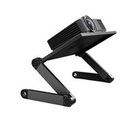 birene Projector Stand Desktop Projector Bracket Adjustable Pad Storage Household Small Table Retractable Floor Stand Projector Mount for Wall(Black)