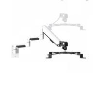 birene Projector Stand Projector Bracket Folding Hanging Bracket Wall Mounted Hanging Bracket Universal Telescopic Rotating Projector Bracket Projector Mount for Wall(White,Three section)