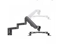 birene Projector Stand Projector Bracket Folding Hanging Bracket Wall Mounted Hanging Bracket Universal Telescopic Rotating Projector Bracket Projector Mount for Wall(Black,Three section)