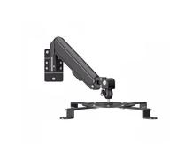 birene Projector Stand Projector Bracket Folding Hanging Bracket Wall Mounted Hanging Bracket Universal Telescopic Rotating Projector Bracket Projector Mount for Wall(Black,Single section)