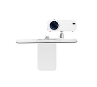 birene Projector Stand Projector Bracket Hidden Household Bedside Sofa Clip Free Universal Frame Wall Mounted Hole Free Bed Wall Stand Projector Mount for Wall(White)