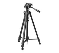 birene Projector Stand Projector Mount Stand Adjustable Travel Video Tripod 360°Swivel Ball Head Lightweight Camera Mount Tripod Stand with Carry Bag Projector Mount for Wall