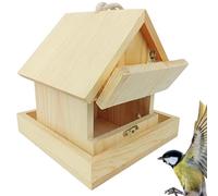 BIRGOTS Garden Decoration, NUSTING CAGHE CAGHE, Garden Terrace Furniture, Outdoor Wooden Room, Wooden Box for Ferêt Farm