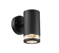 'Birk Single' Outdoor Wall Light Black GU10 Nordlux Black One Size
